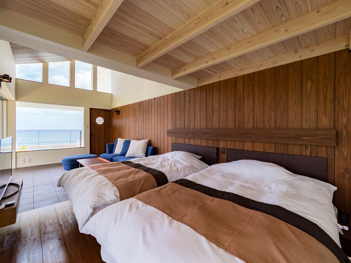 Keiki Beachhouse & Cafe Hotel Nakijin Luaran gambar